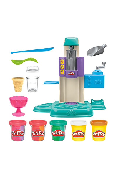 Play Doh Play-Doh Gökkuşağı Girdaplı Dondurma Oyun Seti G0028