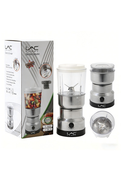 LAC 2-in-1 Electric Grinder & Blender,300W ,Press design