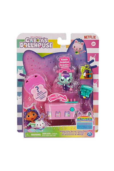 Gabby's Dollhouse Gabby nin Hayal Evi Booble Kedicik Küçük Mobilya Oyun Seti ...