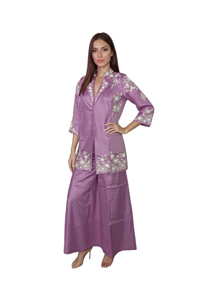 Generic Women’s Co-Ord Set with Embroidery Work – Premium Vertigan Cotton Two...