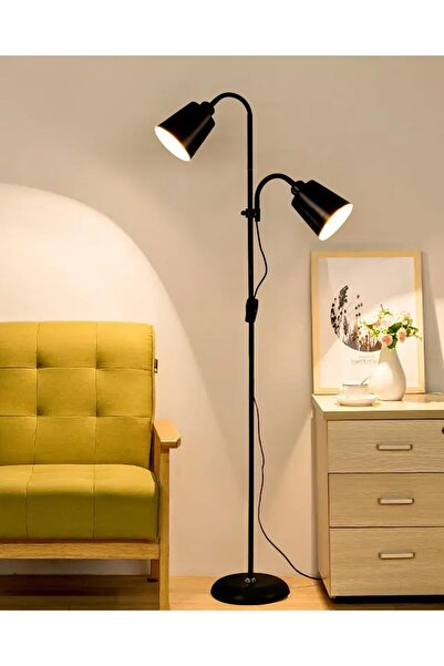 Sumkyle مصباح أرضي، إضاءة أرضية طويلة مع لمبة بثلاث درجات حرارة لونية، مصباح ...