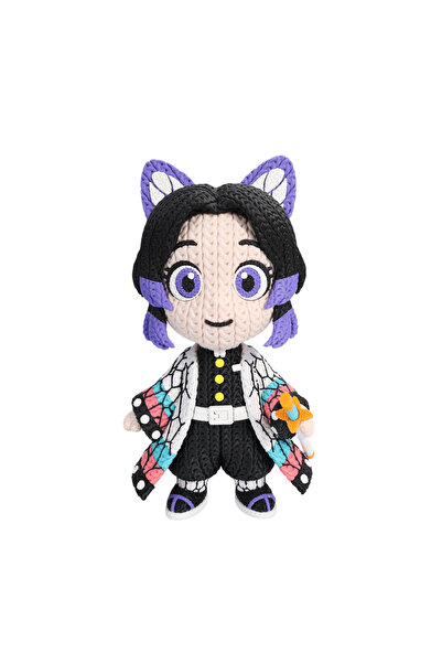 PrinTerra Demon Slayer Shinobu Figür 23cm-Örgü Dokulu Boyasız Çok Renkli Prem...