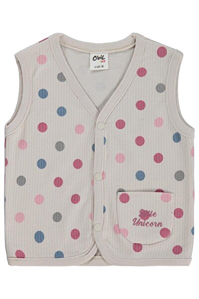 Civil Baby Γιλέκο για 6-18 μήνες με σχέδια - Μπεζ