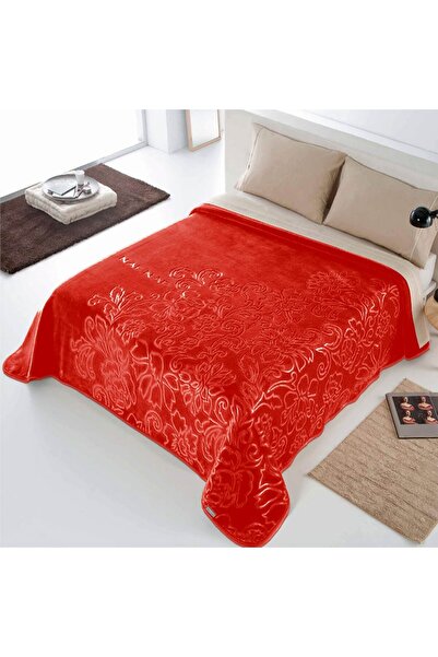 Naf Naf Mandy Elegant Spanish Blanket Nav Nav Brand Red Color 160*240 cm