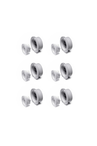 Choice4 6 pcs Ceramic Grinder for Wood Salt and Pepper Mill (Conical Ceramic ...