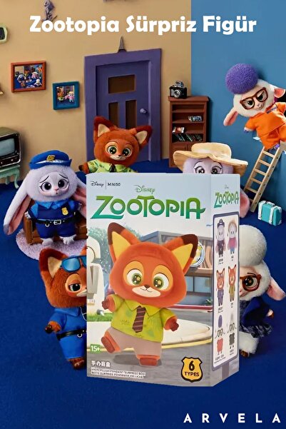 Arvela Zootopia Sürpriz Figür Oyuncak – Koleksiyon Kutulu Karakter