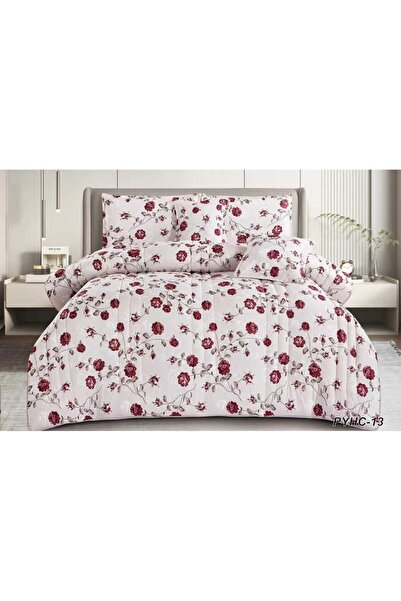 xi Duo Duo Summer Landscape Microfiber Bedspread and Sheet Set, 4 Pieces, Com...