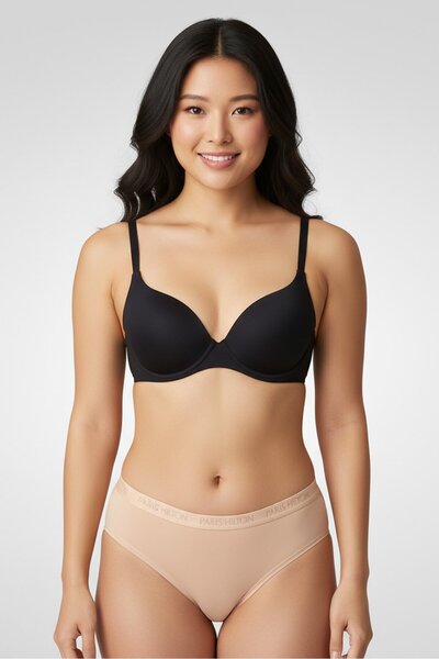 Paris Hilton Women 3Pcs Textured Lace Pull On Bikini, Multicolor