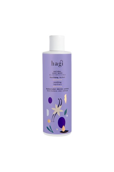 Hagi Cosmetics Set Plum Picking Gel de duș + Balsam de corp hidratant, Îngrijire corp naturală –