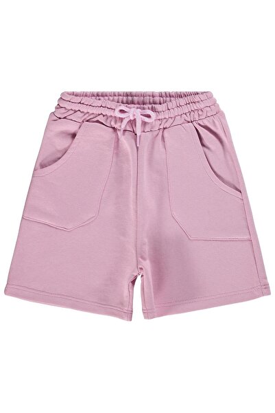 Civil Girls Σορτς για παιδιά 6-9 ετών με μεγάλες τσέπες - Ροζ