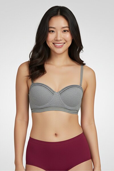 French Affair Women 2Pcs Padded Push Up Bra, Multicolor