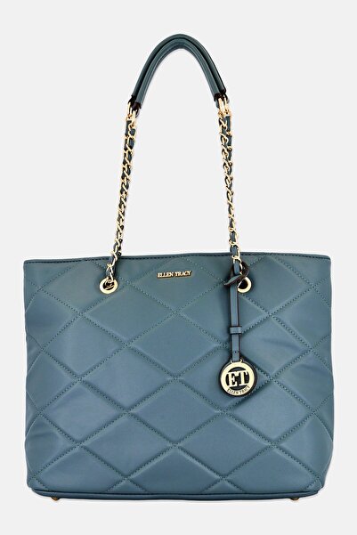 Ellen Tracy Women Quilted Tote Bag, Green