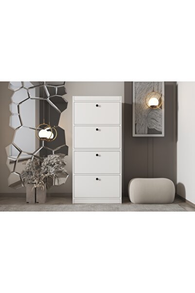 Vivense Bk Çok Amaçlı Dolap, 4 Kapaklı, Çad