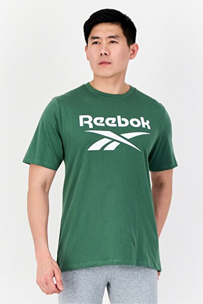 Reebok Men Sportswear Fit Short Sleeve Outdoor T-Shirt, Green