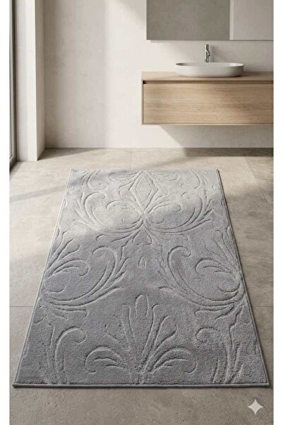 Özdilek Κουβέρτα Τουαλέτας Βαμβακερή Γκρι 60*100-40*60