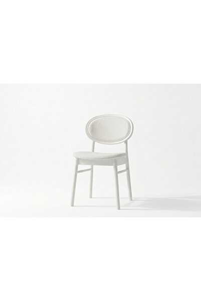 Vivense Medin Lake Döşemeli Kayın Ağacı Sandalye, Beyaz