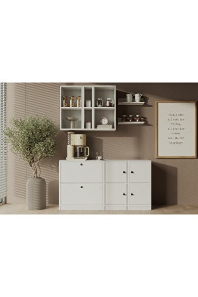 Vivense BK ÇOK AMAÇLI DOLAP, 4 KAPAKLI, KBR