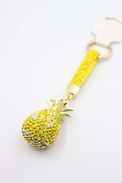 MENESSA Stony pineapple keychain - yellow