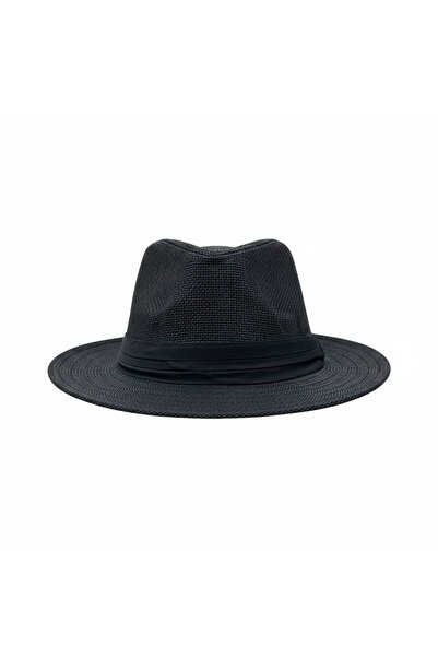 GİYU SHOP Unisex Geniş Kenarlı M.Jackson Fötr Şapka