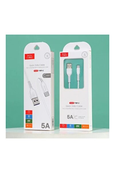 OEM Cablu Date si Incarcare Rapida USB–Type-C, 5A, Fast Charging, Alb