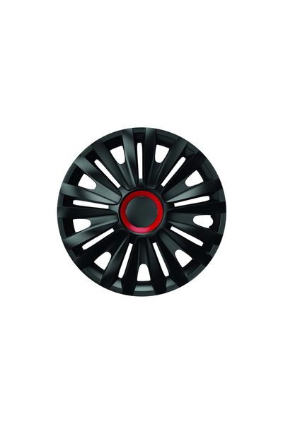 Mega Drive SET CAPACE ROTI 16` NEGRE CU INEL ROSU ROYAL