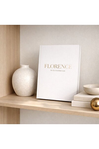 EYCİDECOR Dekoratif Kitap – FLORENCE Minimalist Ev & Ofis Aksesuarı