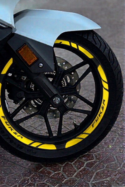 Banxtre Honda Forza için Jant Şeridi Sticker Seti (12 Parça) (Tüm Yıllara Uyu...