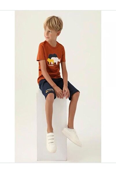 Rolypoly طقم شورت للأولاد - قطعة علوية وسفلية