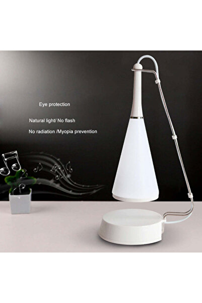 NO BRAND Levitating-white Night Light with Touch Adjustable Light and Bluetoo...