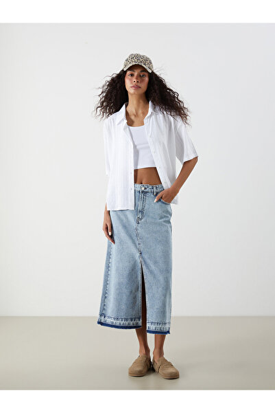 LC Waikiki Fustă de blugi slim fit pentru femei
