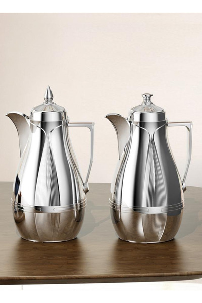 ALQANNAS Trumex 2-Piece Set for Tea and Coffee, 1 Liter Capacity, for Two Siz...