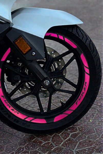 Banxtre Honda Forza için Jant Şeridi Sticker Seti (12 Parça) (Tüm Yıllara Uyu...
