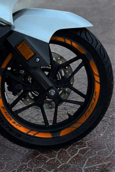 Banxtre Honda Forza için Jant Şeridi Sticker Seti (12 Parça) (Tüm Yıllara Uyu...