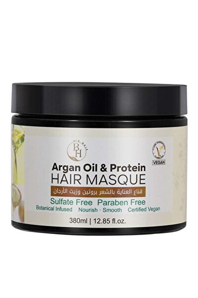 B H BIO HAIR قناع الشعر بزيت الأرغان والبروتين من بي إتش بيو - نباتي |   خالي...