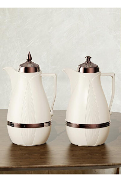 ALQANNAS طقم ترامس 2 حبة لشاي والقهوة سعة 1 لتر للمقاسين | جودة عالية تحفظ ال...