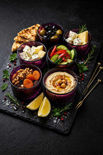 Paşabahçe Cam Kase 6’lı Set | Çerezlik, Kahvaltılık, Meze Sunum Kasesi | Mode...