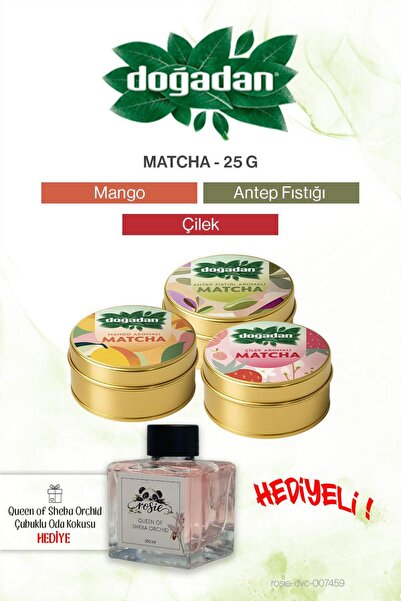 Doğadan Matcha Serisi 3'lü ve Oda Kokusu Orkide 100 ml