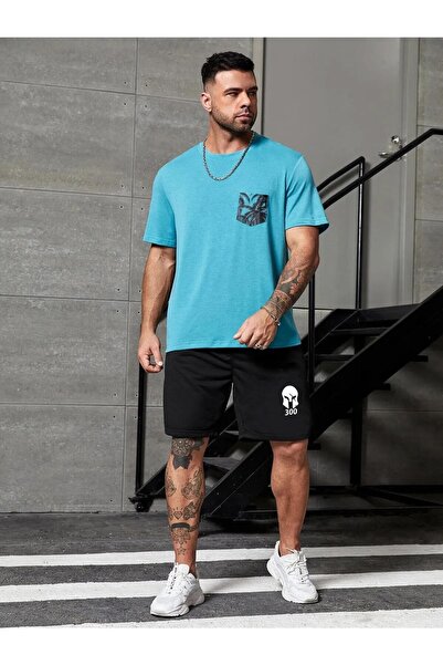 Gollinger Pantaloni scurți pentru bărbați imprimați