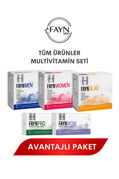 FAYNMED Mega Sağlıklı Yaşam ve Aile Destek Paketi (5’li Set)