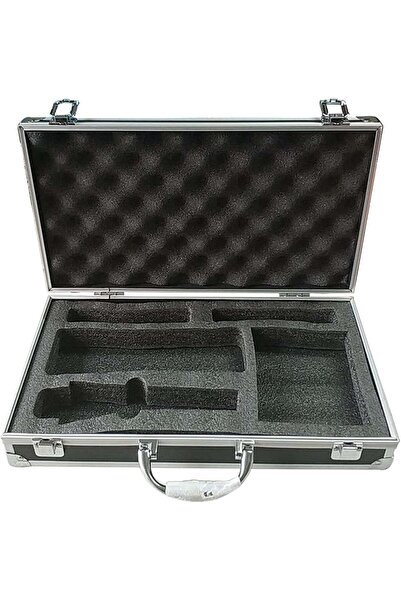 Store Microphone Bag Eva Inner Hard Shell Portable Aluminum Microphone Suitcase