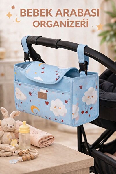 MorBebe Premium Baby Stroller Organizer Bag I Multi-Compartment Stroller Orga...