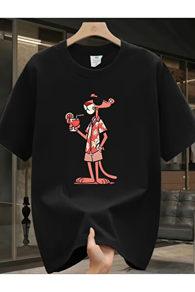 NOURAM Men'S Oversized Casual Short-Sleeve T-Shirt with a Trendy Print