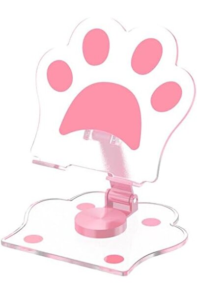 Arabest حامل هاتف على شكل مخلب قطة لطيف، حامل هاتف قابل للطي للمكتب، مستلزمات...