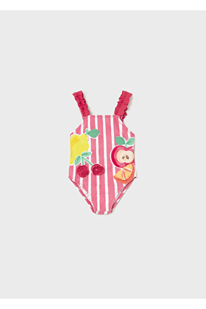 MAYORAL Patterned Swimsuit for Ages 1-4 - Red