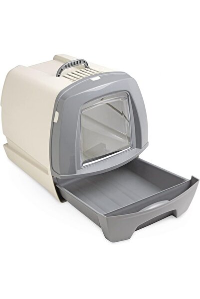 Fop Cat Litter Box with Lid and Drawer