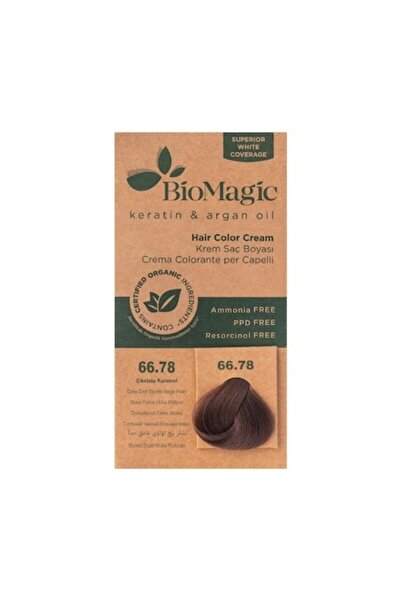 BIOMAGIC Hair Color Cream 66.78 Deep Dark Blonde Beige Pearl