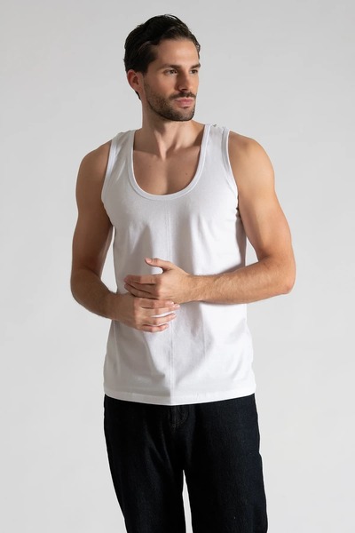 Hepsine Rakip Tutku Elit 3-Pack Classic Combed Cotton Men's Undershirts 1001 ...