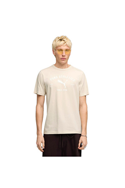Puma Klasična grafička majica 692226 T-shirt muška majica BEŽ