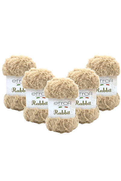 Etrofil Rabbit (77173) 5 ΤΕΜ. 100 γρ. 65 μ. 100% Πολυεστέρας Βελούδινο Χοντρό...