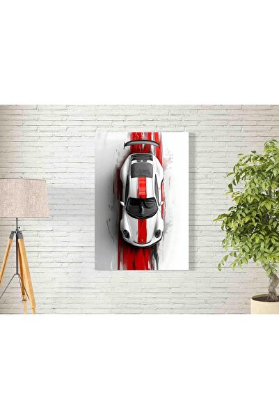 Al Raied آر إس ®   لوحة جدارية قماشية لسيارة بورش 911 جي تي 3 آر إس للديكور